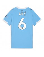 Ženske Nogometnih dresov Manchester City Nathan Ake #6 Domači 2025-26 Kratki rokavi